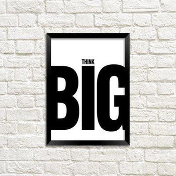Постер в рамке A4 Think big (MT4_18A044) TM Presentville