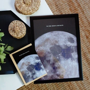Постер в рамке A4 To the moon and back (MT4_20L009) TM Presentville