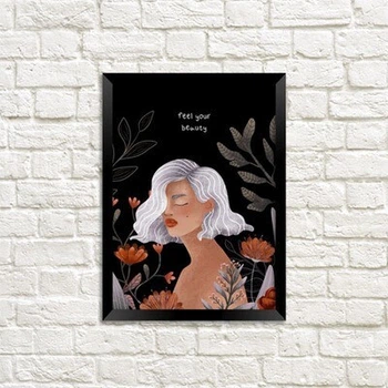 Постер в рамке A3 Feel your beauty (MT3_21M004_BL) TM Presentville