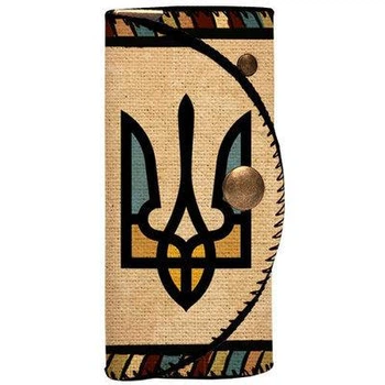 Ключница для сумки (текстиль) Тризуб (KEY_UKR016_BL) TM Presentville