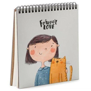 Блокнот Sketchbook (квадрат.) Forever love (BDK_18L012) TM Presentville