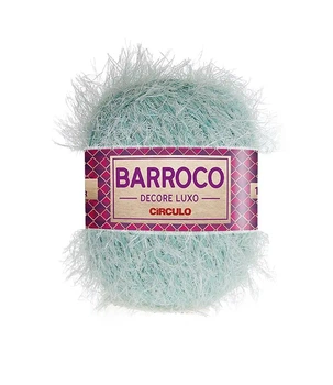 2204 BARROCO DECORE LUXO пряжа (53% бавовна, 47% поліестер, 280гр. 180м. ), мятний