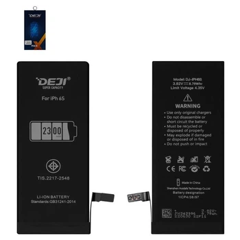 Аккумулятор Deji для Apple iPhone 6S, Li-ion, 3,82 B, 2300 мАч, увеличенная емкость, IC