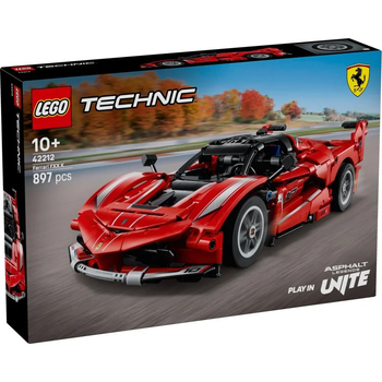 Zestaw klocków LEGO Technic Ferrari FXX K 897 elementów 42212 (5702017816357)