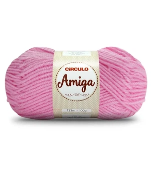 3131 AMIGA пряжа (100% акріл, 100гр. 133м. ), рожевий