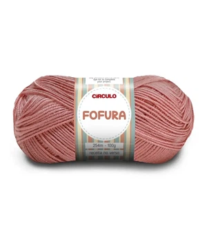 4094 FOFURA пряжа (100% акрил, 100гр. 254м ), рожевий