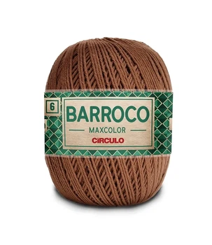 7220 BARROCO MAXCOLOR 6 пряжа (100% бавовна, 200гр. 226м.), коричневий