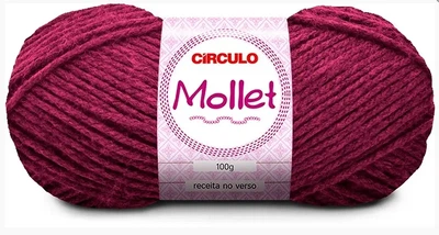 6489 MOLLET пряжа пряжа (100% акрил, 100гр, 200м), малиновий