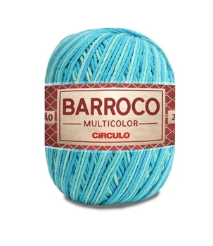9397 BARROCO MULTICO пряжа (100% бавовна, 200гр. 226м.), різнокольоровий