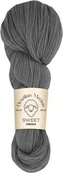 8336 BRAZILIAN MERINO SWEET пряжа (100% меринос .100г .300 м ), сірий