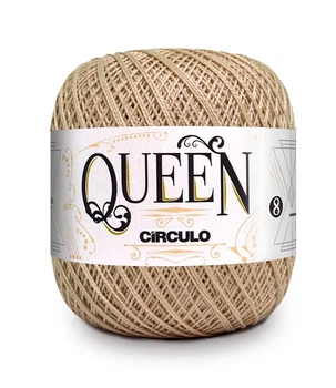 7684 QUEEN 8 пряжа (100% єгіпет.бавовна, 100гр. 678м. ), бежевий