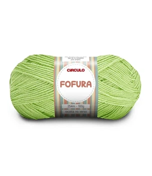5741 FOFURA пряжа (100% акрил, 100гр. 254м ), салатовий