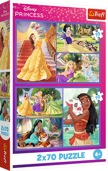 Пазлы Trefl Disney Princess Сказочные дни 2х70 элементов (5900511344400)