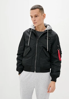 Бомбер AIRBOSS CWU Pilot Hooded Jacket 17600823221 Чорний 3XL