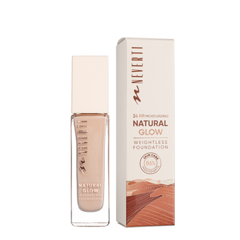 Тональная база для лица Neverti Natural Glow увлажняющая 32 мл (NP301), 002 Ivory Айвори