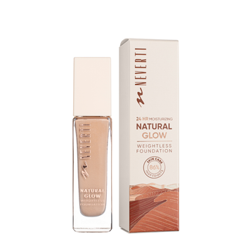 Тональна база для обличчя Neverti Natural Glow зволожувальна 32 мл (NP301), 004 Neutral Нейтральная