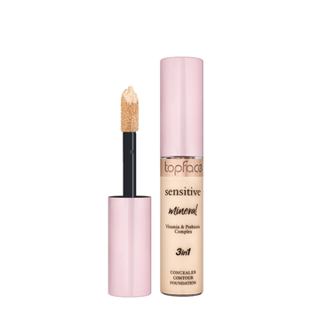 Консилер для обличчя topface Sensitive Mineral 3in1 PT471 № 01 Ivory Beige