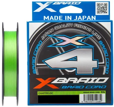 Шнур YGK X-Braid Braid Cord X4 150m #0.6/0.128mm 12lb/5.4kg