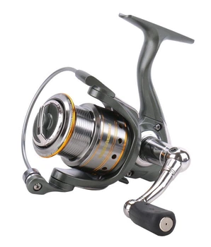 Катушка с алюминиевой мелкопрофильной шпулей Fishing Roi BORA plus 2+1 500 для спиннинговой и поплавочной ловли