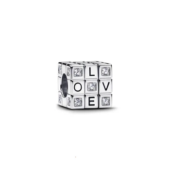 Серебряная бусина Pandora Подвижный кубик 793672C01