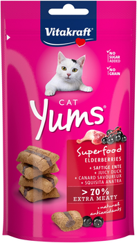 Лакомство для котов с уткой Vitakraft Yums Duck, 40 гр