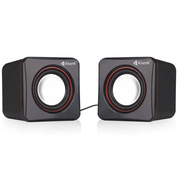 Акустика колонки для компьютера KISONLI V400 2х3W Черный
