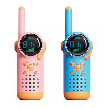 Дитяча рація Walkie Talkie D22 (2 шт) з радіусом дії до 3 км Рожевий Блакитний