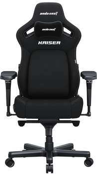 Fotel gamingowy Anda Seat Kaiser 4 XL Black Fabric (AD12YDDC-XLL-20-B-CF)