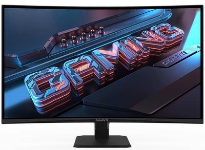 Монітор 31.5" Gigabyte iтор GS32QCA Gaming Monitor Curved QHD VA 180Hz (GS32QCA Gaming Monitor)