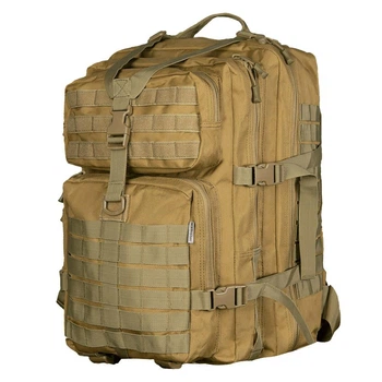 Рюкзак 40 л Camotec Foray Oxford 900D PVC с креплениями Molle и D-кольцами койот
