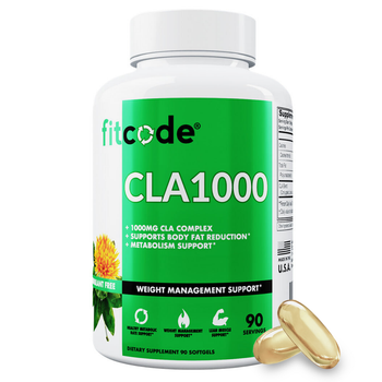 Кон’югована лінолева кислота (КЛК) Fitcode CLA1000 1000 мг 90 желатинових капсул
