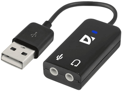 Звукова карта Defender USB Audio USB - 2х3, 5 мм jack (63002)
