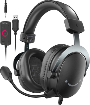 Навушники Fifine H9 AmpliGame RGB 7.1 Black (4820216972597)