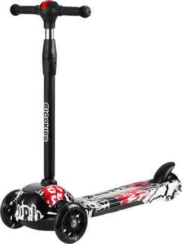 Самокат дитячий RICOKIDS Piko триколісний Black-Red (5903890605360)