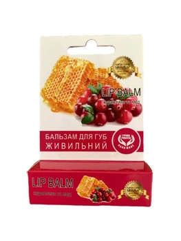 Бальзам для губ Карпатская мыловарня Клюква Мед