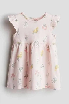 Трикотажное летнее платье с коротким рукавом для девочки H&M 92 см (1,5-2Y)