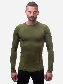 Термолонгслив мужской Sensor Merino Active LS SM11MA-safari-S оливковый 5067652