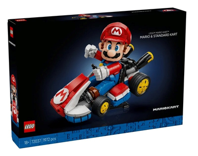 Конструктор LEGO Супер Mario Kart: Маріо в стандартному карті 1972 деталі 72037 (5702017816548)