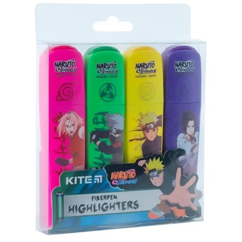 Маркер Highlighter, набор из 4-х цв., Naruto Home NR24-444