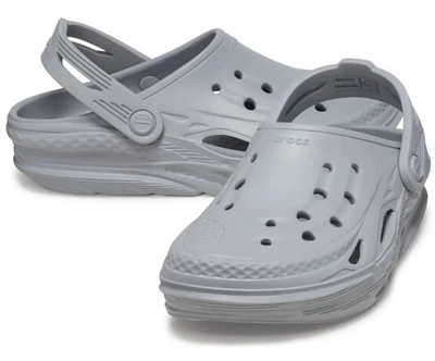 Дитячі крокси Crocs Kids' Off Grid Clog Light Grey (38-39, сірий)