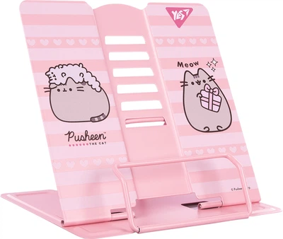 Подставка для книг Yes Pusheen металлическая розовая (470529) (5056574456052)