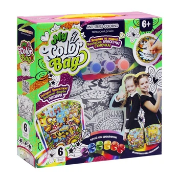Комплект для творчості "My Color Bag" Danko Toys mCOB-01-01-05U Укр Сови 2