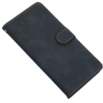 Кожаный чехол - книжка Leather Case для Realme C75 black