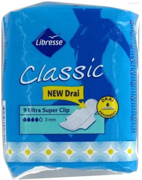 Прокладки LIBRESSE Classic 3 мм 8 штук, асорті