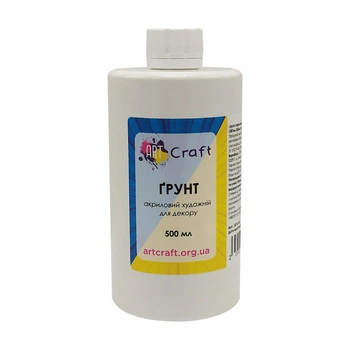 Ґрунт акриловий художній Art Craft 5012-AC, 500 мл