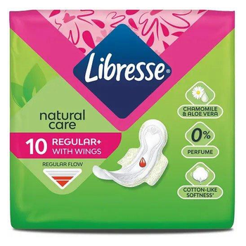 Прокладка LIBRESSE Natural Care Ultra Normal 3 мм 10 штук