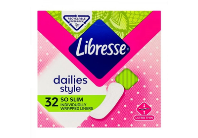 Прокладки щоденні LIBRESSE Style So Slim 32 штуки в упаковці