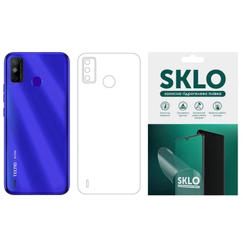 Захисна гідрогелева плівка SKLO (тил) для Tecno Spark Go 2023 Прозора