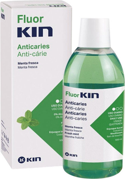 Płyn do płukania ust Fluorkin Anticaries mięta 500 ml (8470003731348/8499993731343)