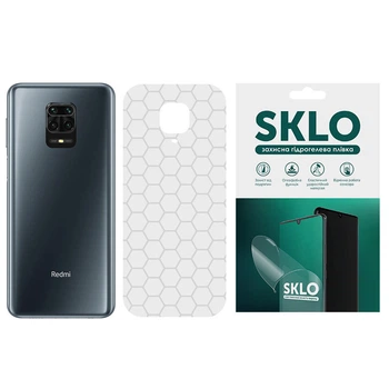 Захисна плівка SKLO Back (тил) Transp. для Xiaomi Mi 10 / Mi 10 Pro (Прозорий / Соты)